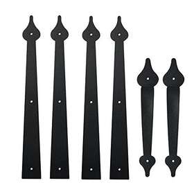 Lwzh 797646791798 Metal Gate Door House Hinge Handle Set Decorative Garage Carriage Accen