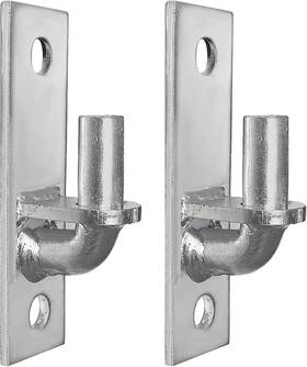 Lx-jlg38125-2 Lx Wall Mount Gate Hinge Hinges Heavy Duty 2 Pack Chain Link Fence Hing