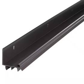 M-d Building Products 313030658678 2 Inch X 36 Brown Vinyl L-shape Screw-on Door Bottom Weatherstripping