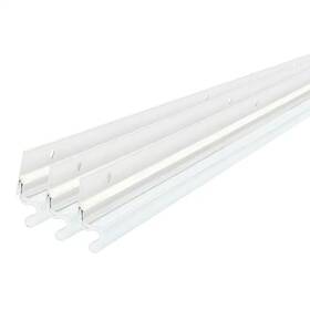M-d Building Products 445019291224 2 Inch X 84 Interior/exterior White Compression Door Jamb Weatherstrip Set Wi