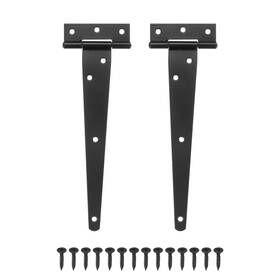 Mma240909ty000140jp M Meterxity 2-pack Iron T-strap Shed Door Hinges 8 Inch Barn Gate Hinge