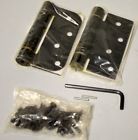 M18557 Penrod Box Of Polished Black Spring Loaded Door Hinge