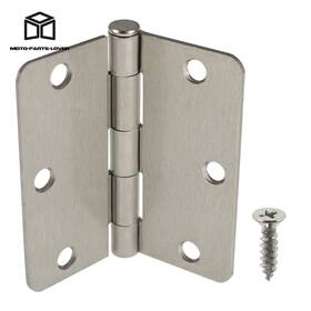Mp1301517l Marddpair 30 Pcs 3-1/2 Inch Satin Nickel Iron Hinges 2.2 Mm 3.5 3.5in 1/4 High Quality