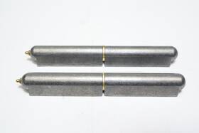 Ma59zr Marlboro Lot Of 2 Weld-on Hinge With Brass Bushing And Grease Zerk Steel 10-1/4 Inch L 3/4 Pin