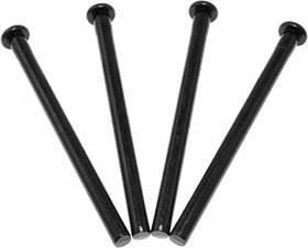 Maxmoral 313039310355 Door Hinge Pins 4-pack 3.5 Inch Black Interior Replacement