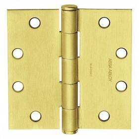 55487 Mckinney 4 In W X Satin Brass Five Knuckle Hinge