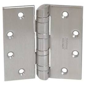 Ht4a3786 Mckinney Hd Bb 5 Inch X 4 1/2 2-1/4 W H Dull Chrome Door And Butt