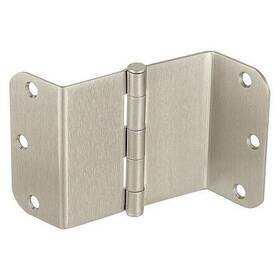 T2895 Mckinney 5/8rc 3 1/2 Us15 Nl In W X Satin Nickel Swing Clear Hinge
