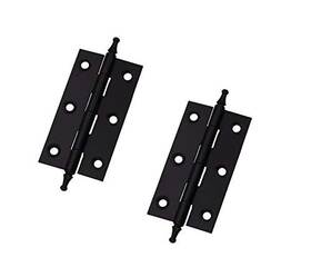 2021fy2247 Mcredy Black Door Hinges 2 Inch Antique Style Solid Brass Cabinet Butt
