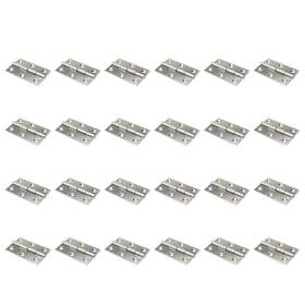 2021fy2321 Mcredy Stainless Steel Hinges Hinge Hardware Silver 2.5 Inch Door Set Of 24