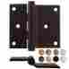 Mdh02 Shatto Interiors Two 2 Solid Brass 1 Mortise 3 8 Offset Door Hinges 4 Finishes New