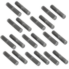 Metallixity 636939712648 20 Pair Home Gate Door Window Part Male To Female Iron Hinge Pin 8mmx40mm