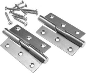Micro Trader 445026331357 2pcs 3 Inch Rising Butt Right Handed Lift Off Door Hinge