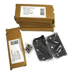 9263707 Miseno Lot Of 10 Plain Bearing Door Hinges 5/8 Inch Radius 3-1/2 X Corner