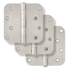 Mdh4003sn Miseno Mdh4003 4 X Plain Bearing 5/8 Inch Radius Corner Door Hinge - Nickel