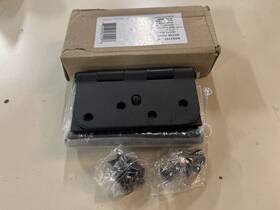 Mdh4063bk Miseno 4x4 Plain Bearing 5/8 Inch Radius Corner Door Hinge - Pack Of 3 M