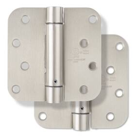 Mdh4092sn Miseno Mdh4092 4 X Spring Hinge 5/8 Inch Radius Corner Door - Pair Satin