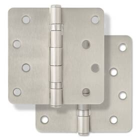 Mdh4172sn Miseno Mdh4172 4 X Ball Bearing 1/4 Inch Radius Corner Door Hinge - Nickel