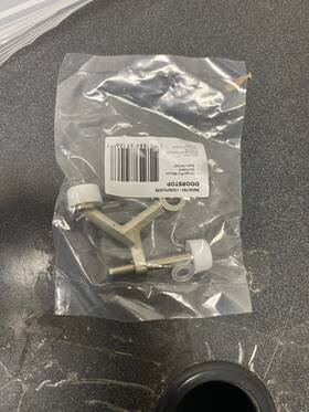 Mds01sn Miseno Adjustable Hinge Pin Door Stop - Satin Nickel