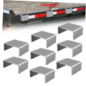 Hjja08 Mjhmy Pcs Heavy Duty Weld On Trailer Stake Pockets Raw Steel Weld-on Design For 8