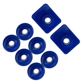 Hhpb-379 Motipudy Hood Hinge Pivot Bushing Kit For Peterbilt Kenworth T660 T800 W900 Black Rubber