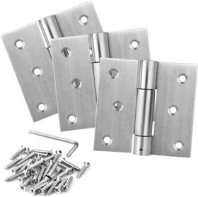 Mountain Ark 313025979955 3 Pack Inch X 3-3/8 Self Closing Door Hinges Adjustable Tension Spring S