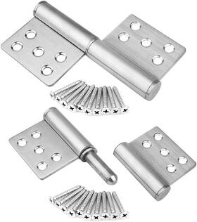 Ma-54-2p-304ss Mountain Ark 2 Pack 5-1/4 Inch X 4 Lift Off Hinge 304 Stainless Steel Detachable Flag Hinges