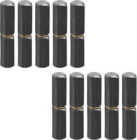 Z-heye100-t10-us-a Mountain Ark 10 Pack 4-5/8 Inch X 5/8 Weld On Bullet Hinges Weldable Barrel Hinge For Trailer R