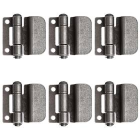 Z-heye129-t6-us-a Mountain Ark 6 Pack Weld On Offset Hinges 3-5/8 Inch Trailer Concealed L Butt-hi