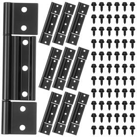 Dd-moxweyeni-1823 Moxweyeni 9 Pack Screen Door Hinges Aluminum 1/8 Grooved Center Hinge Storm H