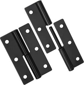 555825 Mozeat Lens 1 Psnapahr 2 Pcs Black Lift Off Hinge 2.5inch Stainless Steel Detachable Small Hin