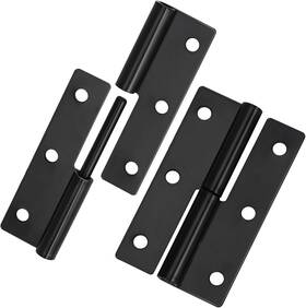 Eh7pb5ey Mozeat Lens 555825 2 Pcs Black Lift Off Hinge 2.5inch Stainless Steel Detachable Small Hin