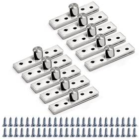 Mromax 889325469880 Door Pivot Hinge 75mm Length 360 Degree Rotation Stainless