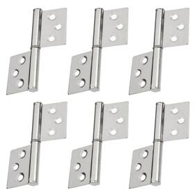 Mro190806s-0117 Mromax 10pcs Lift Off Hinge 3.03 Inch X 0.91 0.04 Stainless Steel Slip Joint Flag Hi