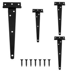 Qz2308250014 Murtenze 2pcs 8 Inch Heavy Duty T-strap Barn Door Hinges - 2pack Black