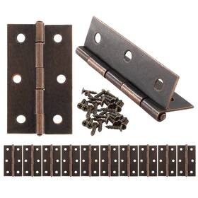 Qzd1216-230 Murtenze 12 Pack 2.5 Inch Door Hinge Cabinet Red Bronze Butt Hinges Ball Bearing Hi