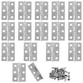 Qzd147 Murtenze 16 Pack 2 Inch Door Hinge Silver Butt Hinges With Mounting Screws