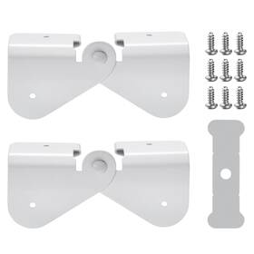Mzcvriru 796713449976 Gutter Downspout Flip-up Hinge Extension 2 Pack