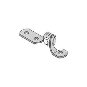 Hc-208-3  N Three Hole Adjustable Hinge Zinc Plated