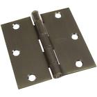 N176-636 National Hardware Removable Pin Hinges Antique Brass 038613176638