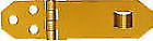 N211-896 National Brands Hhi Bright Brass Finish Solid Decorative 038613211896