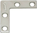 N348-334 National Brands Hhi Flat Corner Brace Stainless Steel 038613348332
