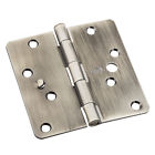 N830-414 National Hardware Door Hinges Steel Antique Brass 886780020175