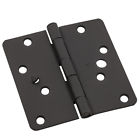 N830-420 National Hardware Door Hinges Steel Black 886780020236
