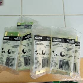 N830-213 National Hardware 00953 Bright Brass Door Hinge Single Fs Set Of 7