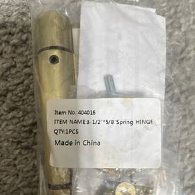 404016 National Hardware Brass Adjustable Tension Spring Hinge Gold 3.5 X 5/8 In For Internal Door