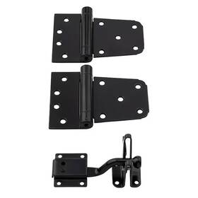 National Hardware 744110433234 3-1/2-in Maxlatch Black Gate Self-closing Kit