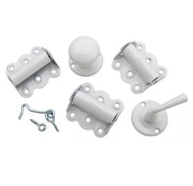 N100-019 National Hardware V1771 Screen Door Kit White New Unopened