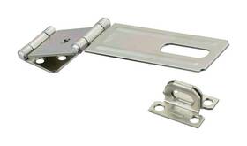 N103-291 National Hardware 4-1/2 Inch Double Hinge Safety Hasp Zinc-plated Alum/steel