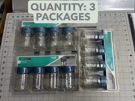 N112-098 National Hardware Magnetic Storage Jar With Lid - Quantity 6